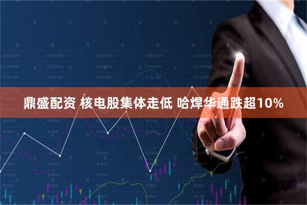 鼎盛配资 核电股集体走低 哈焊华通跌超10%